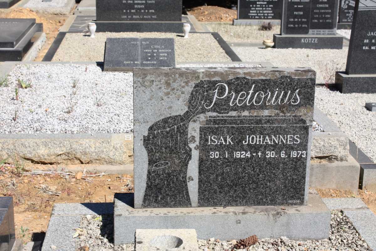PRETORIUS Isak Johannes 1924-1973