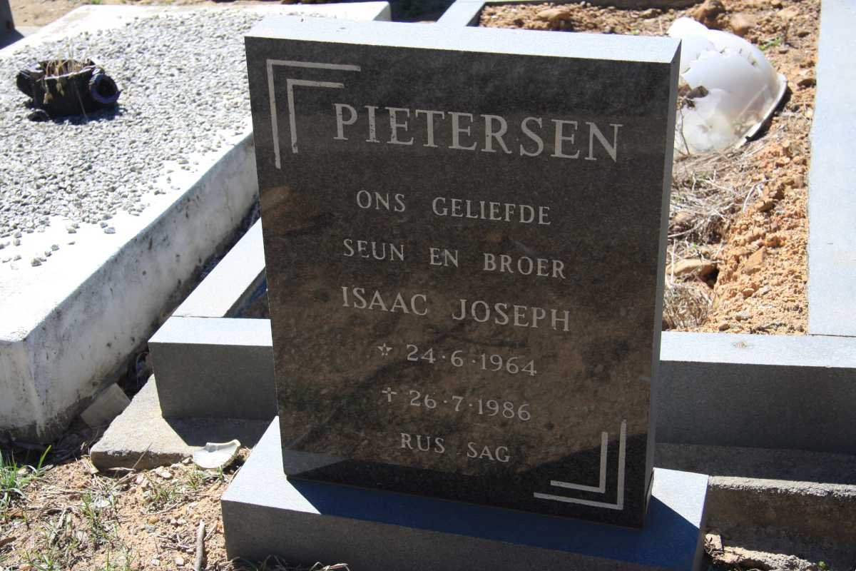 PIETERSEN Isaac Joseph 1964-1986
