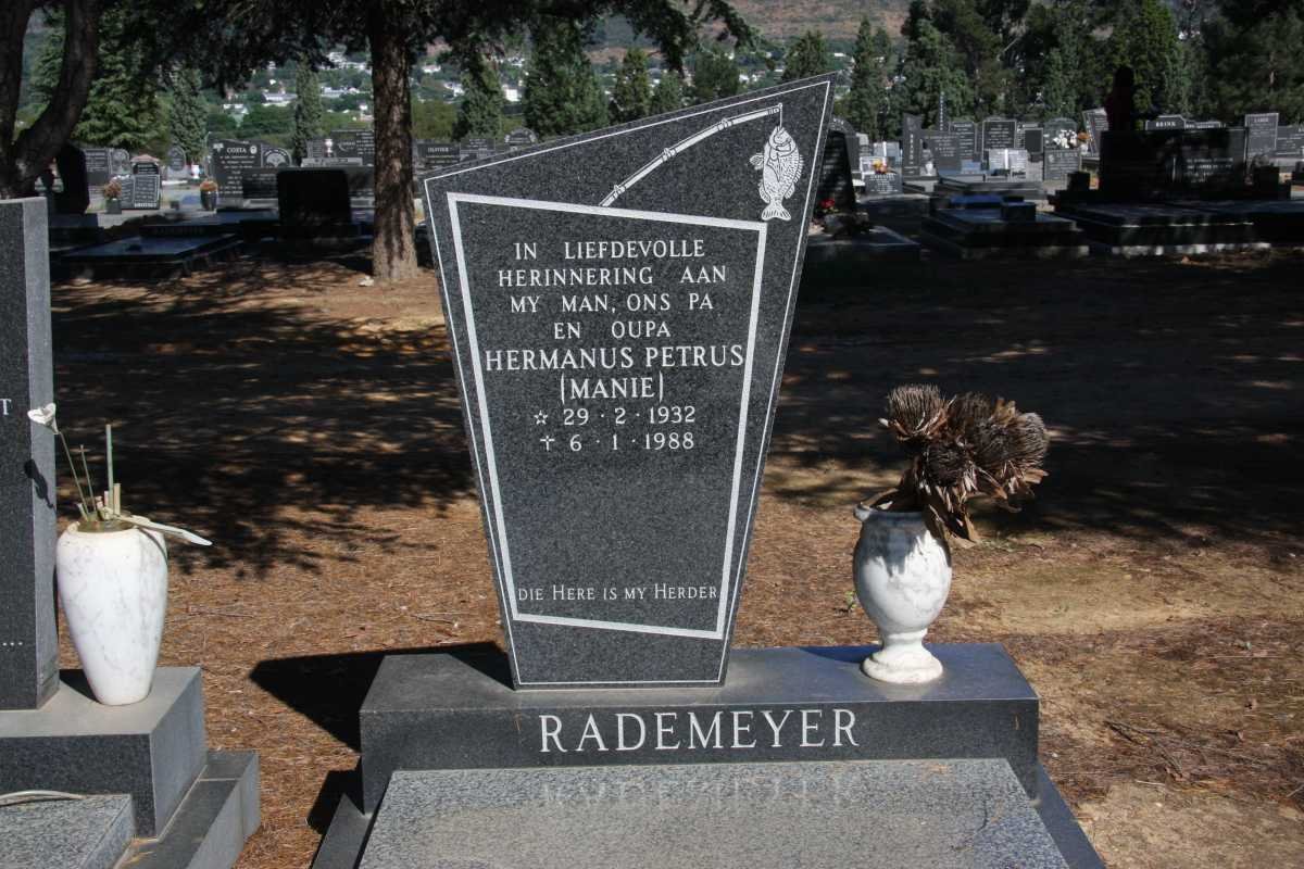 RADEMEYER Hermanus Petrus 1932-1988
