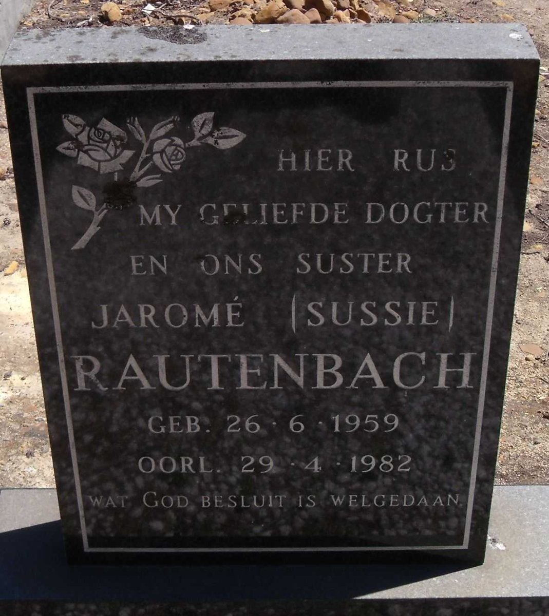 RAUTENBACH Jaromé 1959-1982