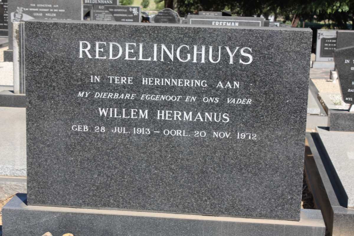 REDELINGHUYS Willem Hermanus 1913-1972