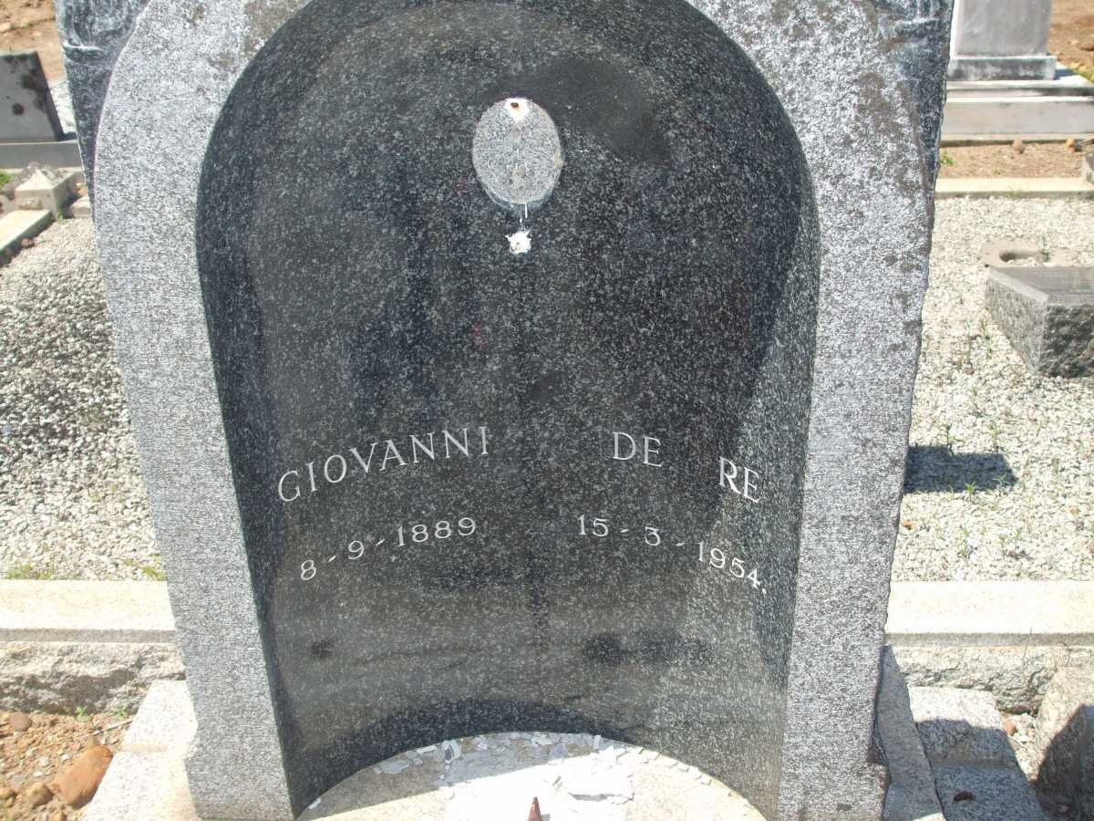 RE Giovanni, de 1889-1954