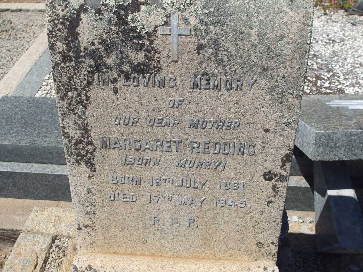 REDDING Margaret nee MURRY 1861-1945