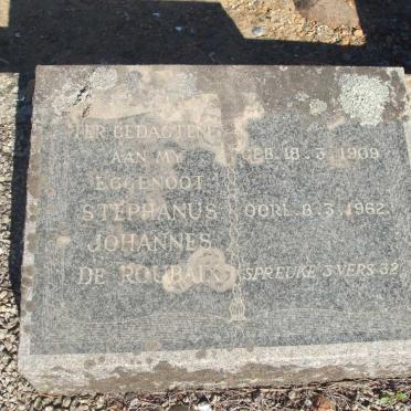 ROUBAIX Stephanus Johannes, de 1909-1962