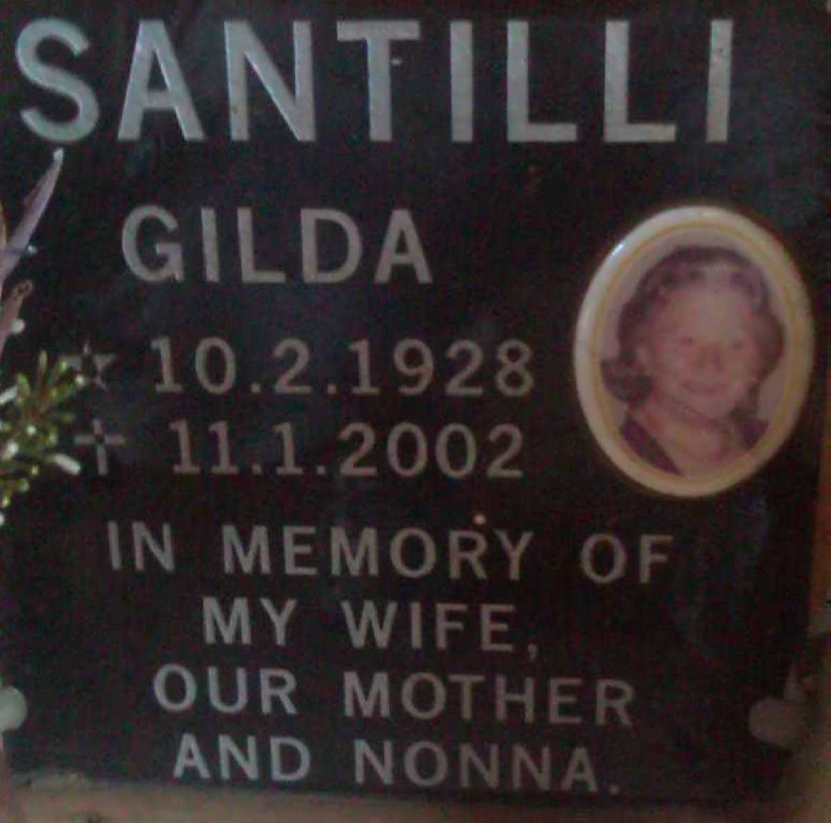 SANTILLI Gilda 1928-2002
