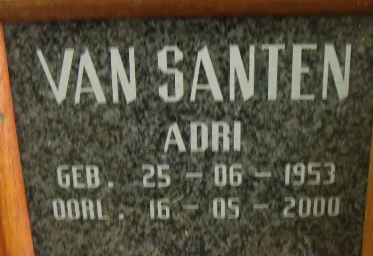 SANTEN Adri, van 1953-2000