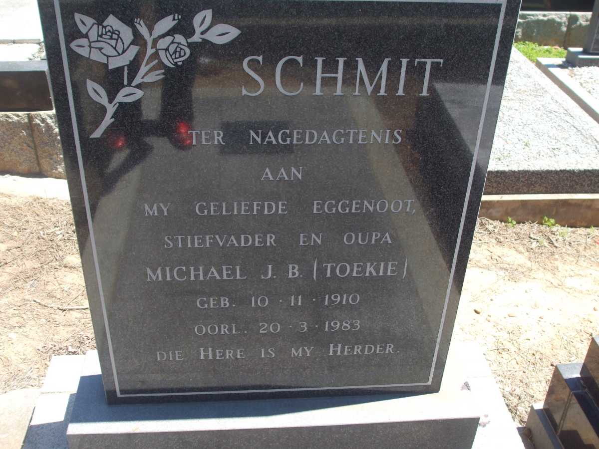 SCHMIT Michael J.B. 1910-1983 