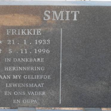 SMIT Frikkie 1933-1996