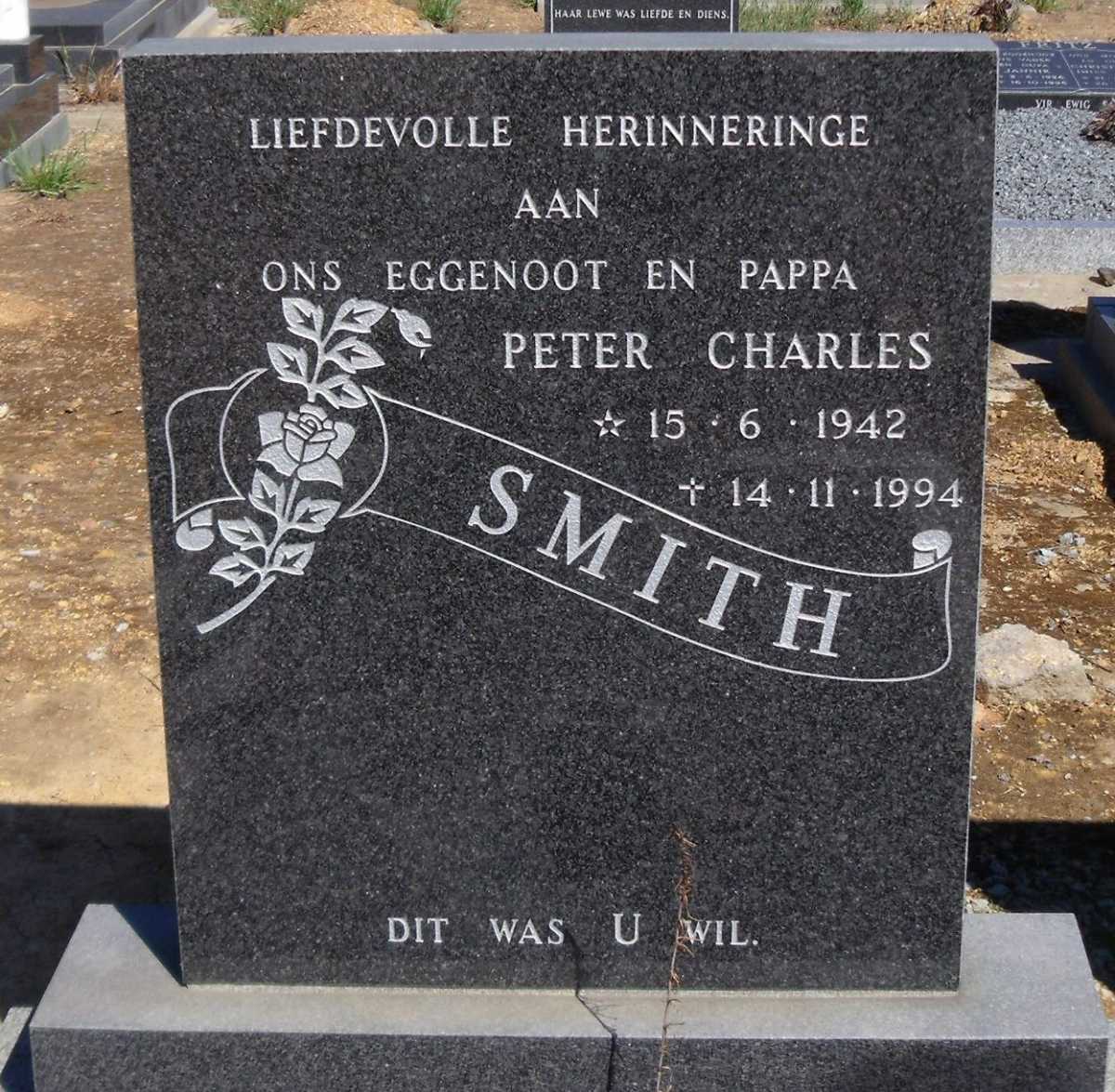 SMITH Peter Charles 1942-1994