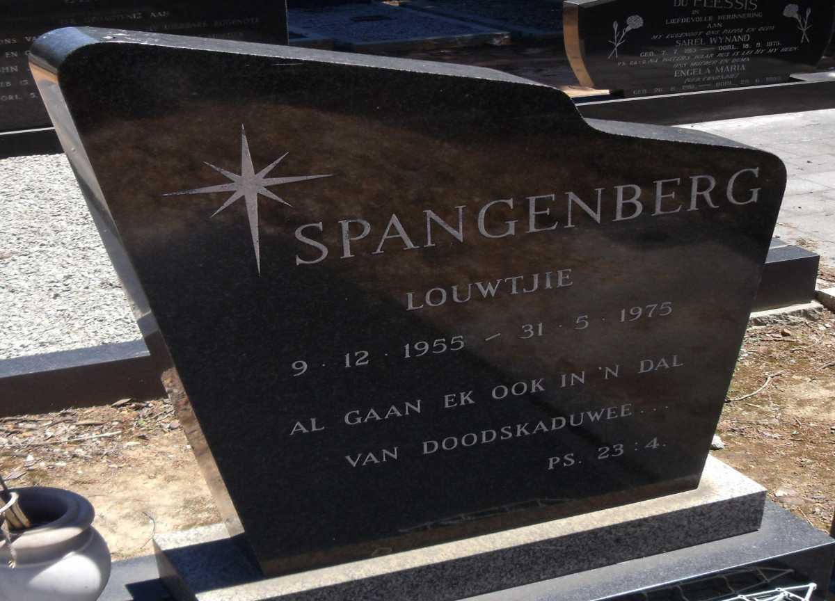 SPANGENBERG Louwtjie 1955-1975