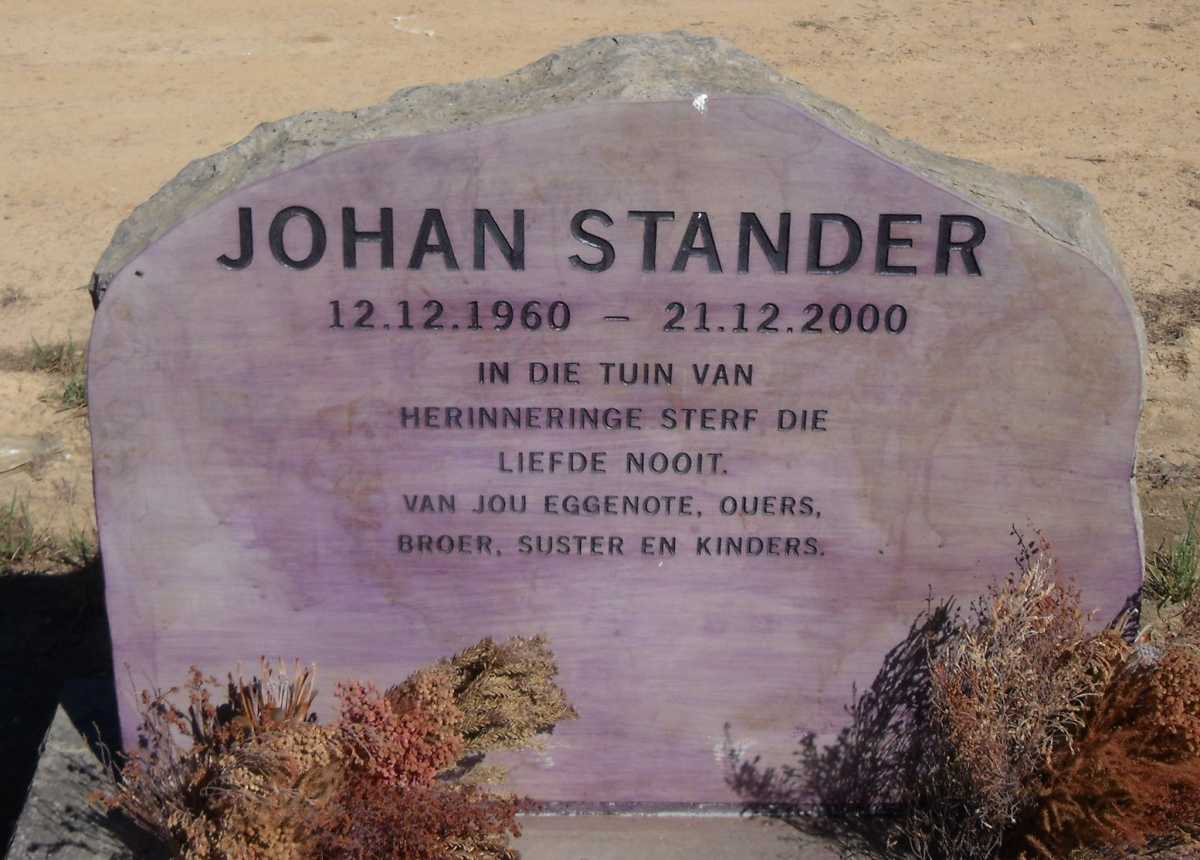 STANDER Johan 1960-2000
