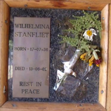 STANFLIET Wilhelmina 1936-2002