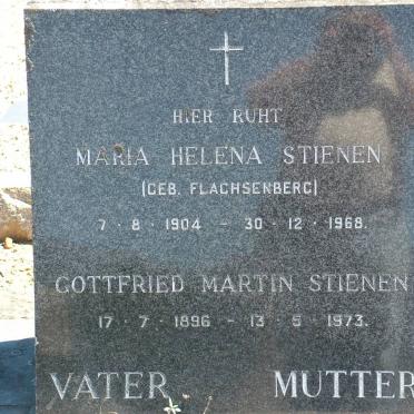 STIENEN Gottfried Martin 1896-1973 & Maria Helena FLACHSENBERG 1904-1968