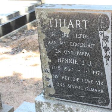 THIART Hennie J.J. 1950-1977
