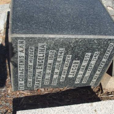 TRIBELHORN Jacob 1857-1942 &amp; Martha Engelina 1862-1941