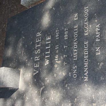 VERSTER Willie 1917-1987