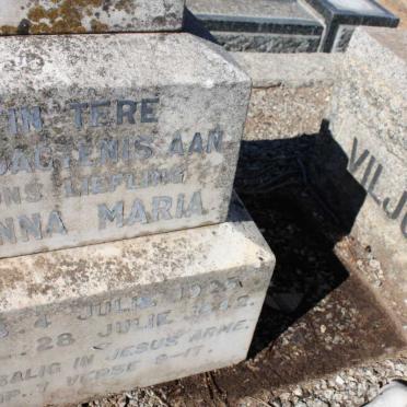 VILJOEN Anna Maria 1925-1942