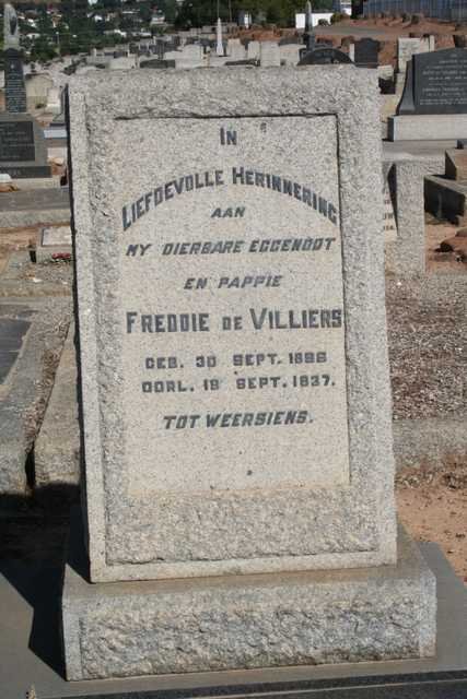 VILLIERS Freddie, de 1896-1937