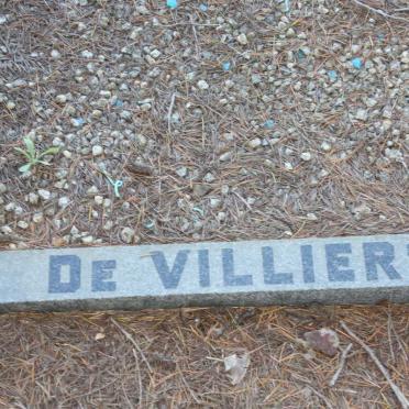 VILLIERS, de