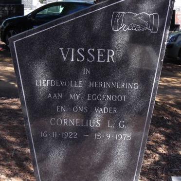 VISSER Cornelius L.G. 1922-1975