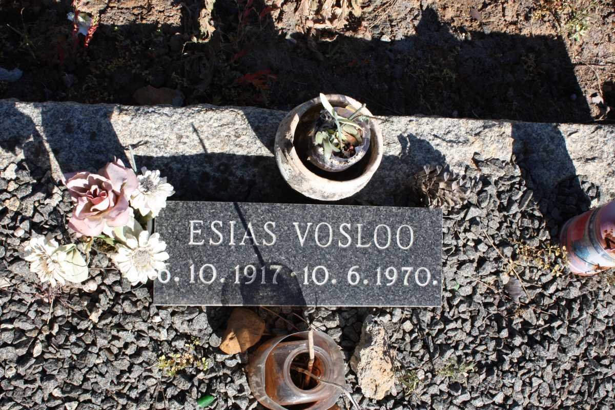 VOSLOO Esias 1917-1970