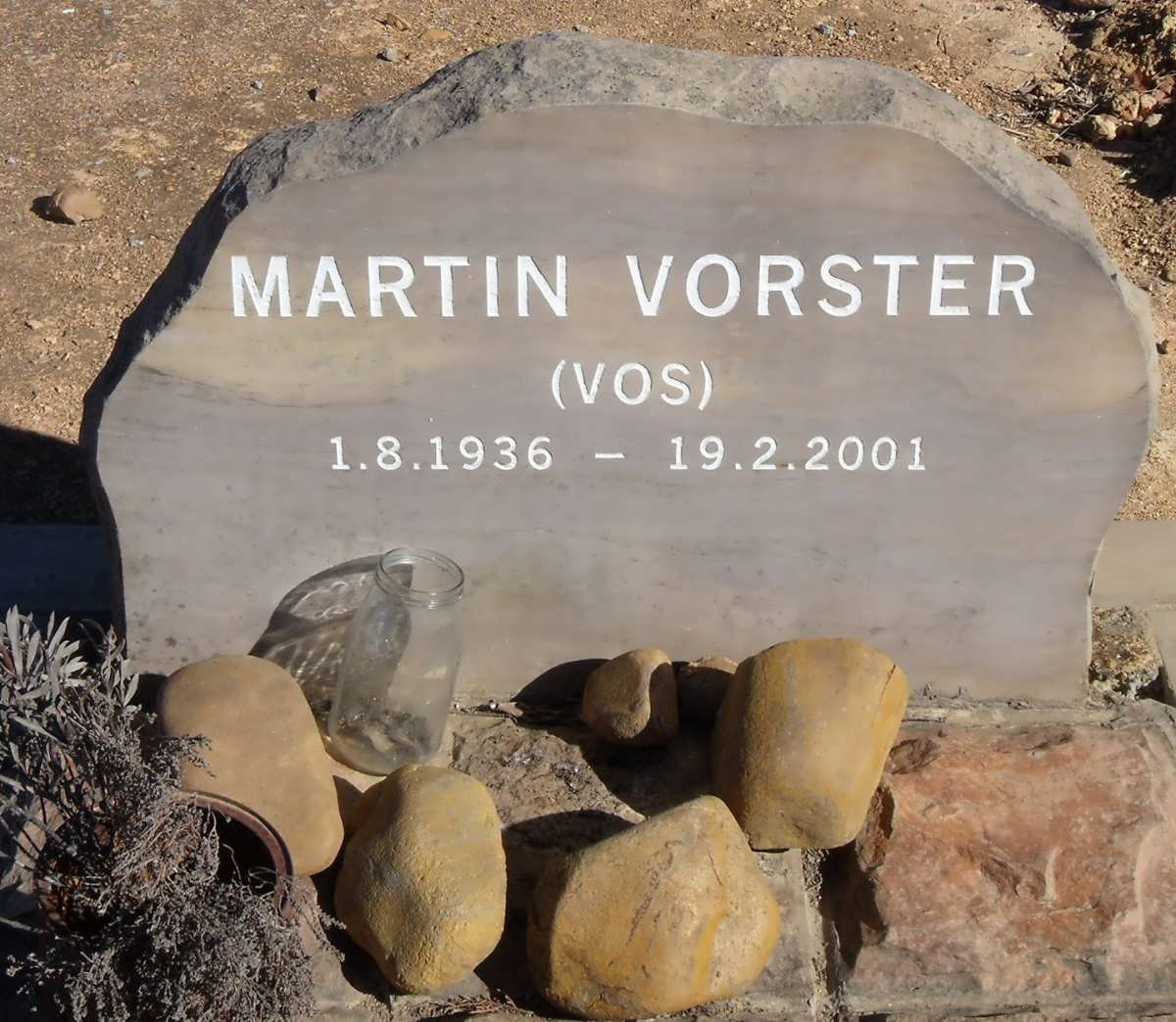 VORSTER Martin 1936-2001