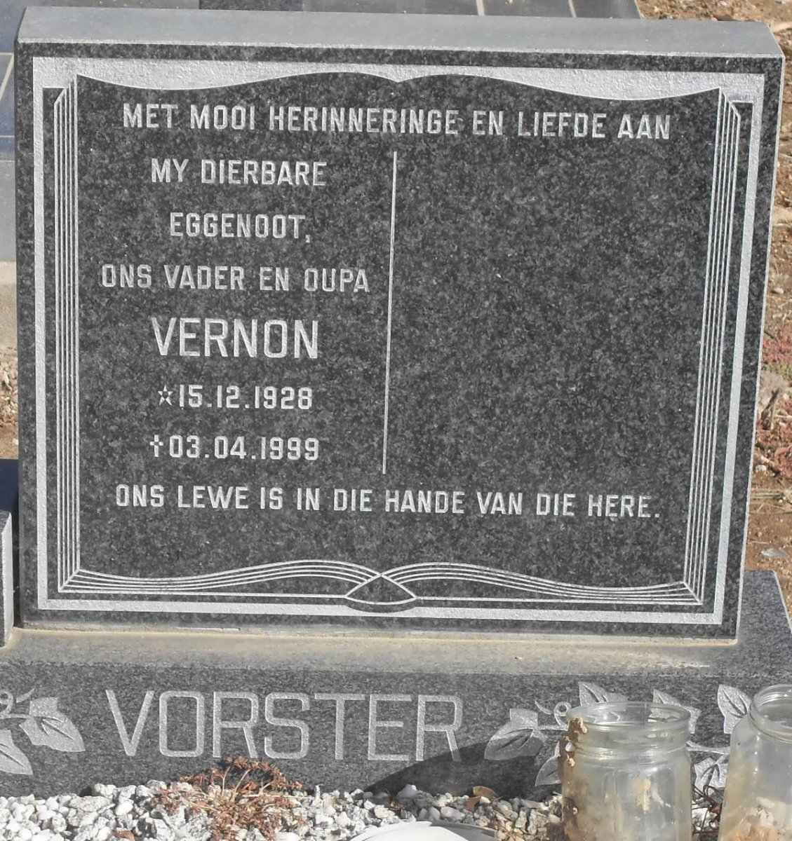 VORSTER Vernon 1928-1999