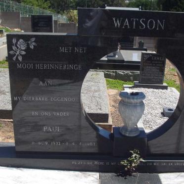 WATSON Paul 1932-1983