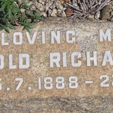 WIDGER Arnold Richard 1888-1950