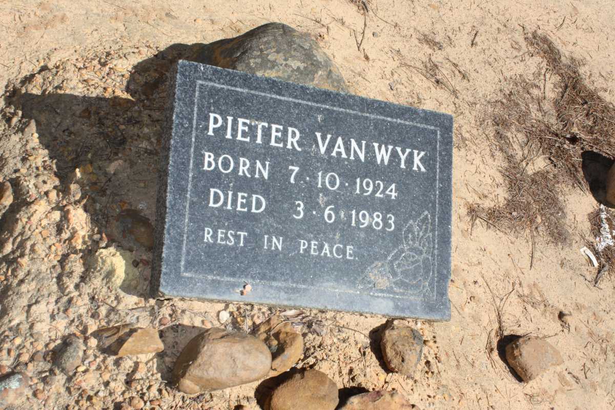 WYK Pieter, van 1924-1983