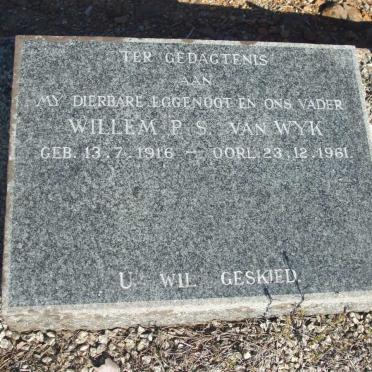 WYK Willem P.S., van 1916-1961