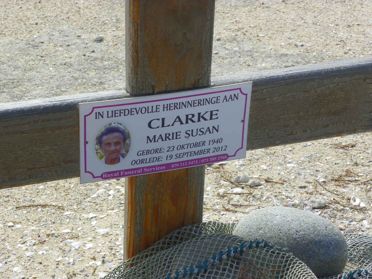 CLARKE Marie Susan 1940-2012
