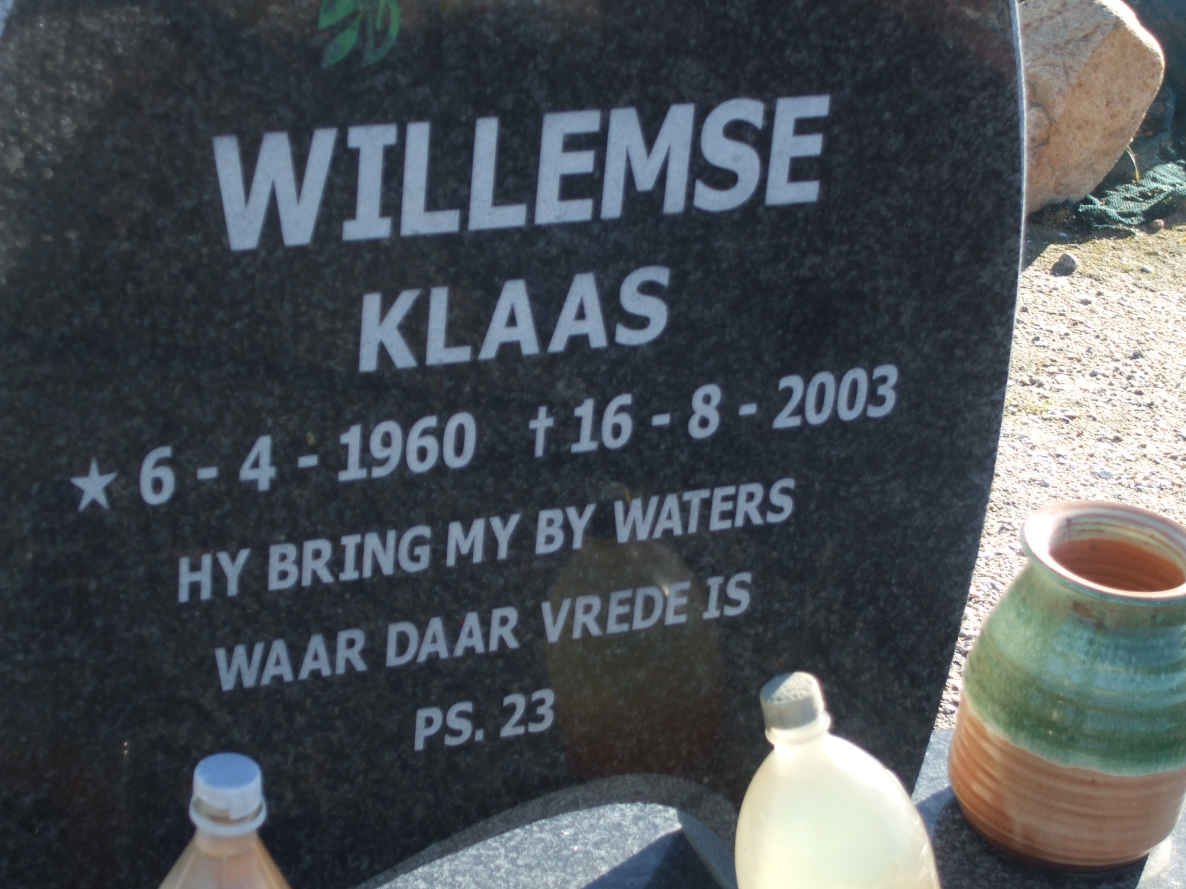 WILLEMSE Klaas 1960-2003