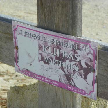 KLIFFAS Marthinus 1946-2013