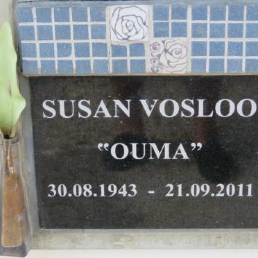 VOSLOO Susan 1943-2001