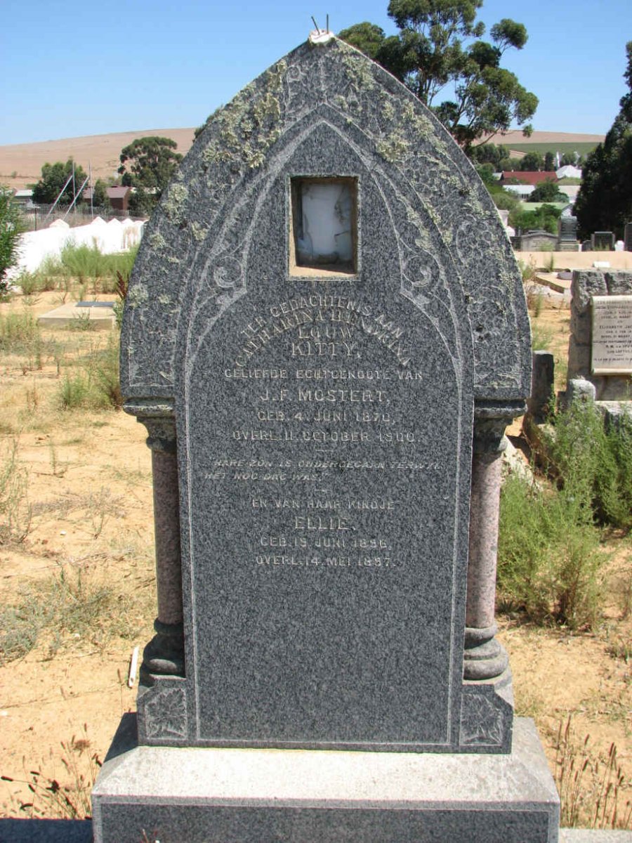 MOSTERT Catharina Hendrina nee LOUW 1870-1900 :: MOSTERT Ellie  1896-1897