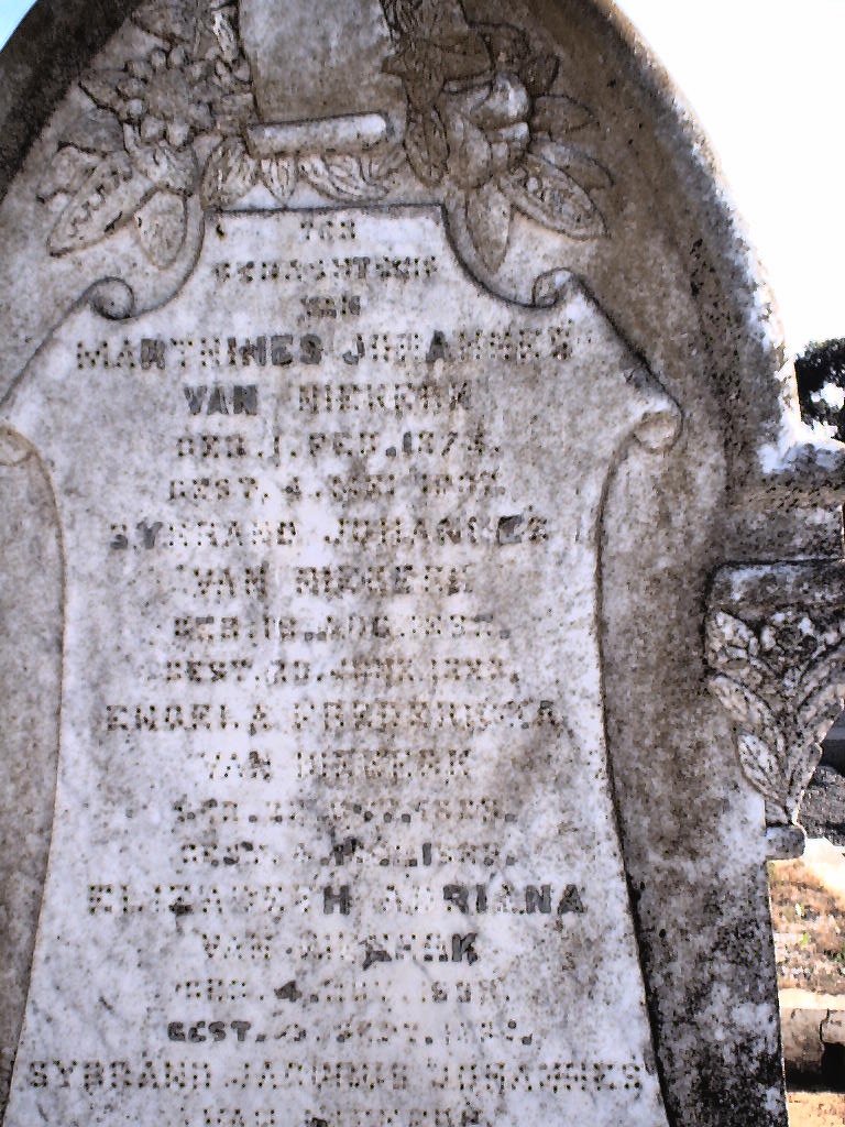 NIEKERK Family, van