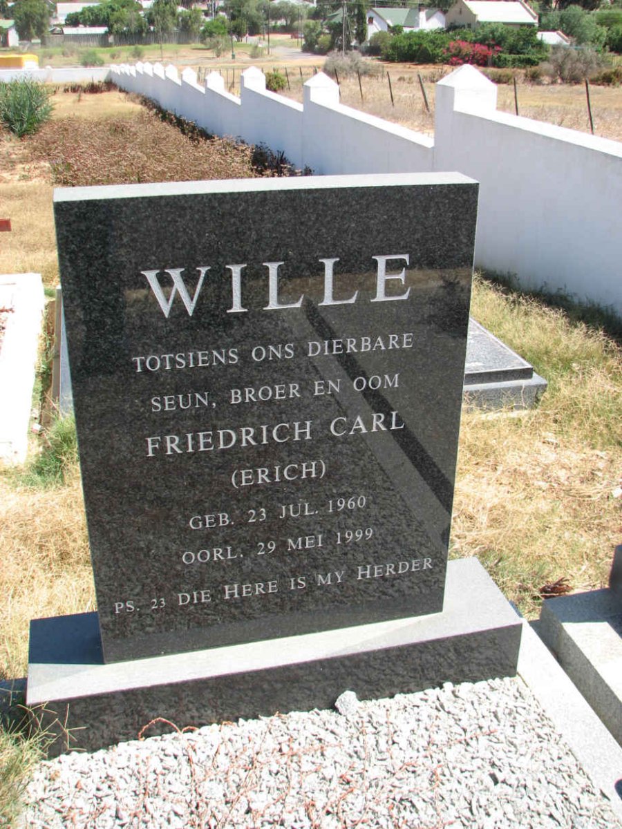 WILLE Friedrich Carl 1960-1999