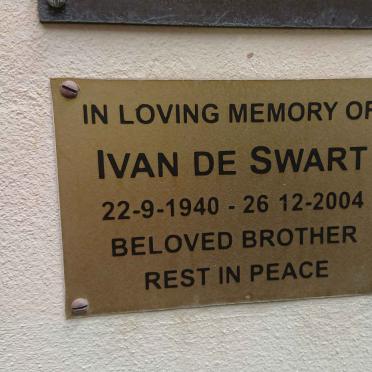 SWARDT Ivan, de 1940-2004