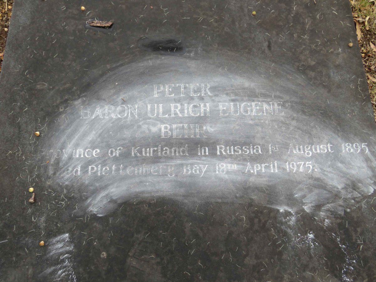 BEHR Ulrich Eugene 1895-1975 _2