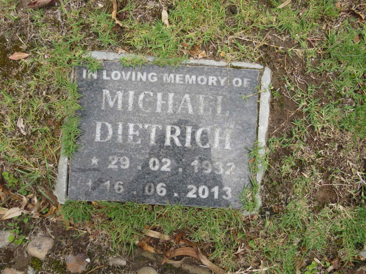 DIETRICH Michael 1932-2013