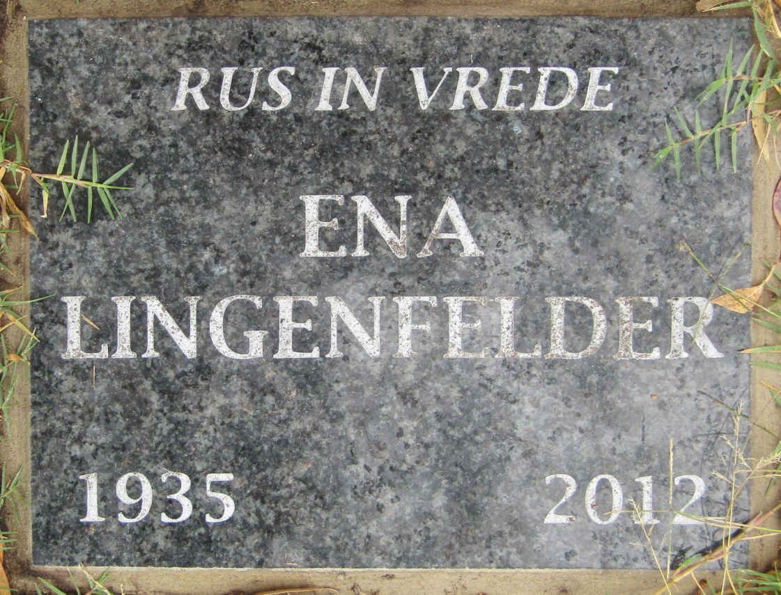 LINGENVELDER Ena 1935-2012