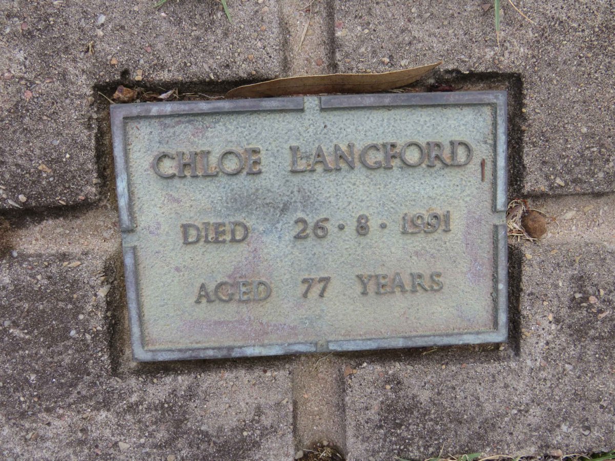 LANGFORD Chloe -1991