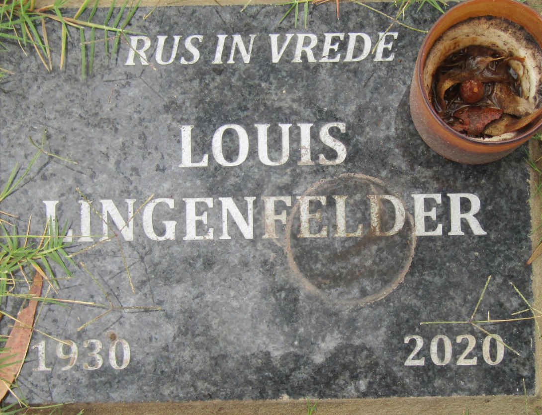 LINGENVELDER Louis 1930-2020