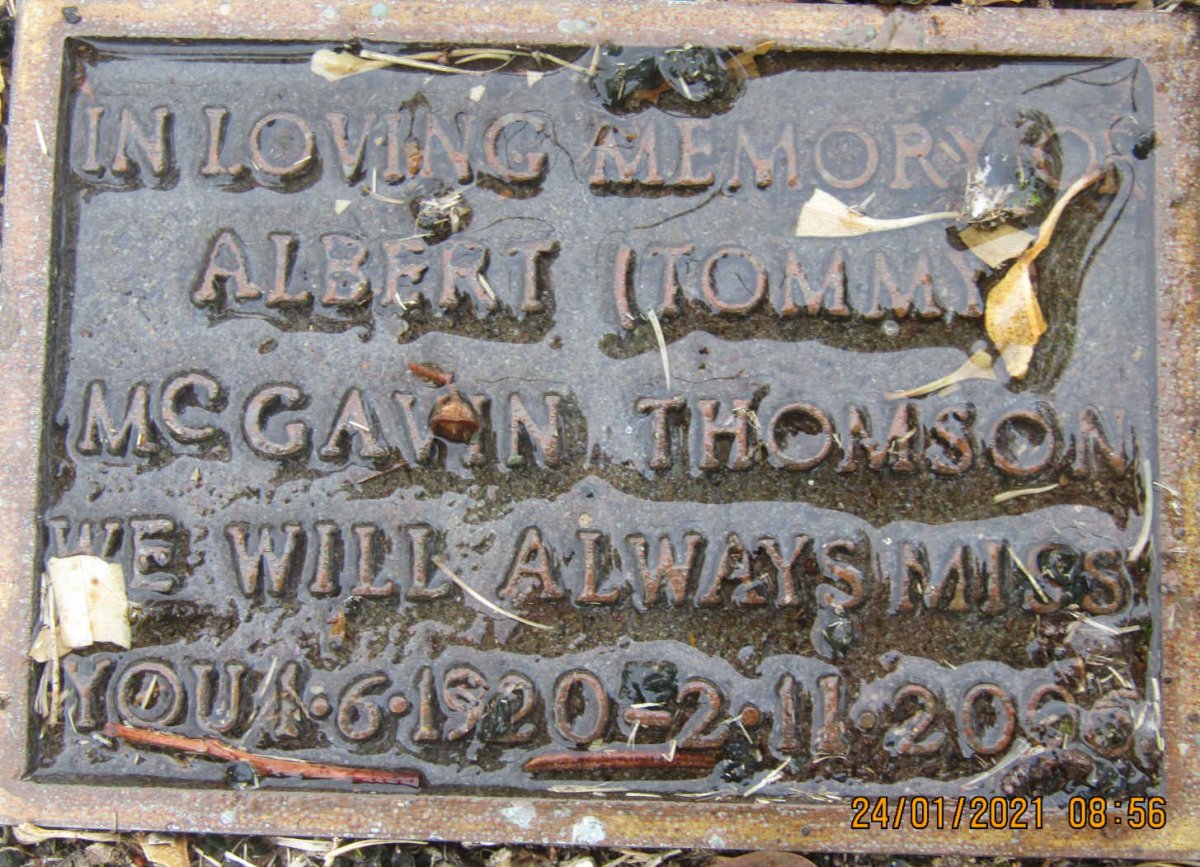 THOMSON Albert McGavin 1920-2006