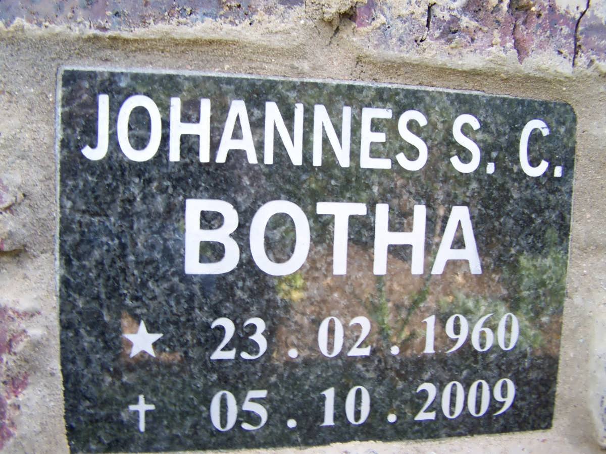 BOTHA Johannes S.C. 1960-2009