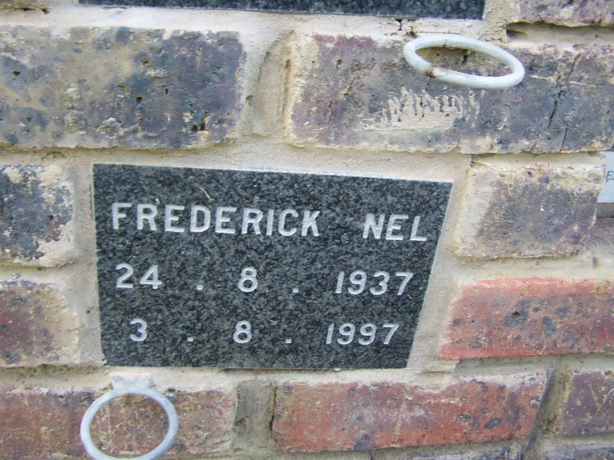 NEL Frederick 1937-1997