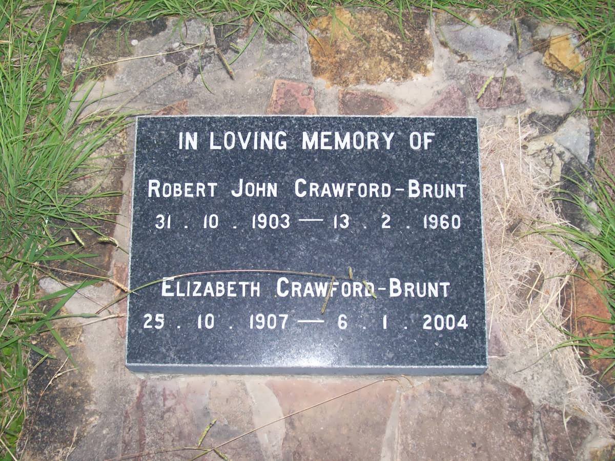 CRAWFORD-BRUNT Robert John 1903-1960 &amp; Elizabeth 1907-2004