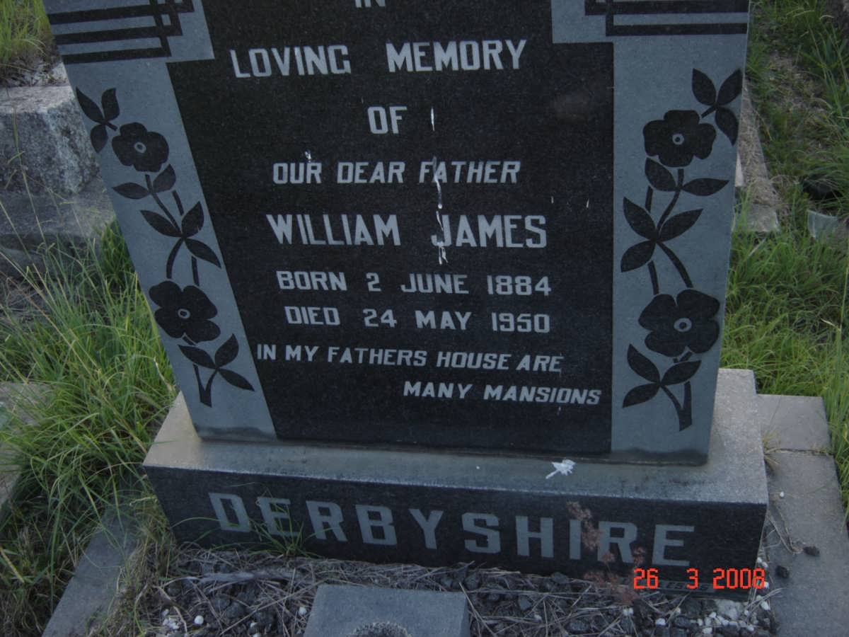 DERBYSHIRE William James 1884-1950