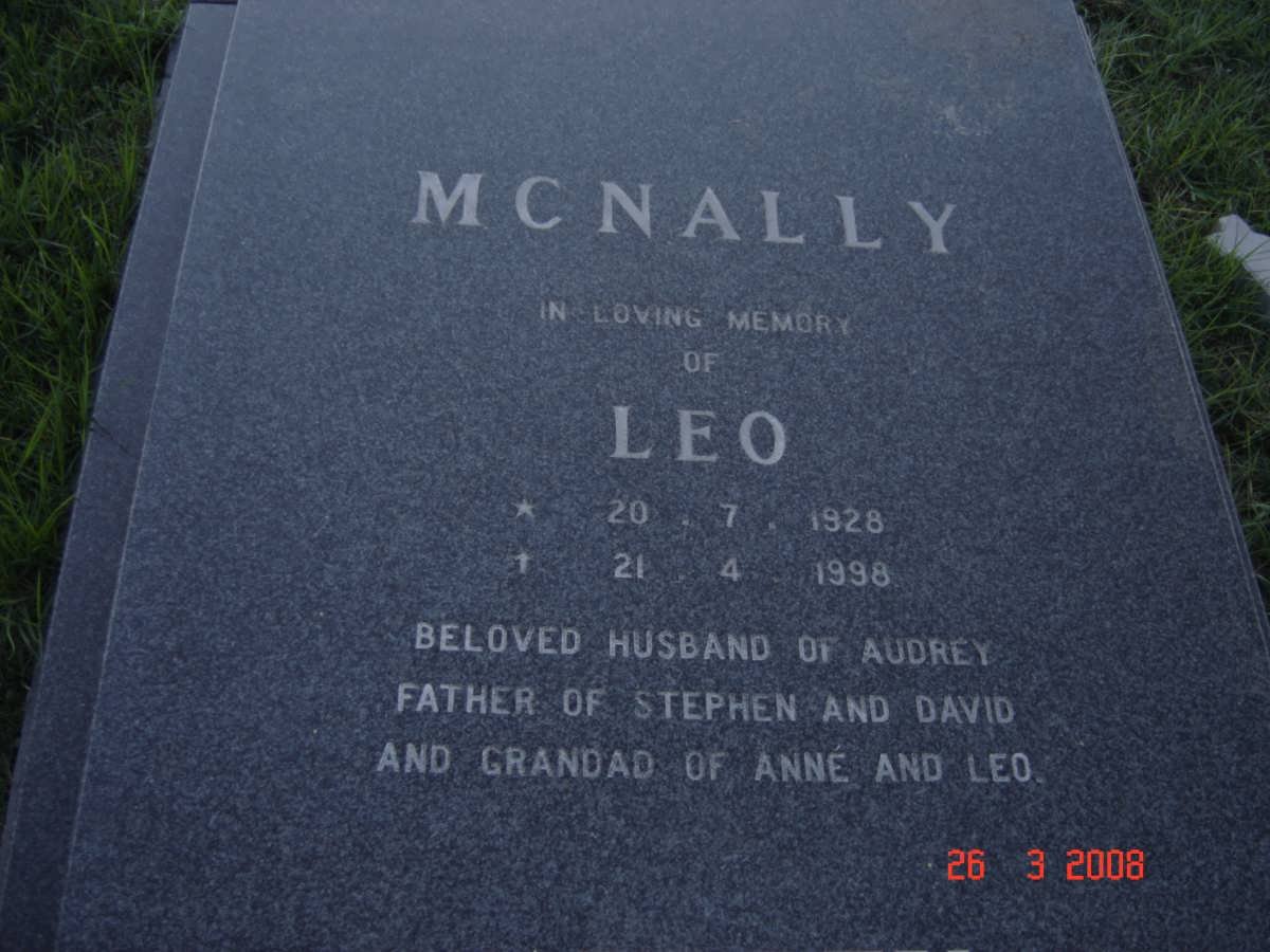 McNALLY Leo 1928-1998